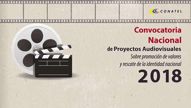 Convocatoria Nacional para Proyectos Audiovisuales 2018